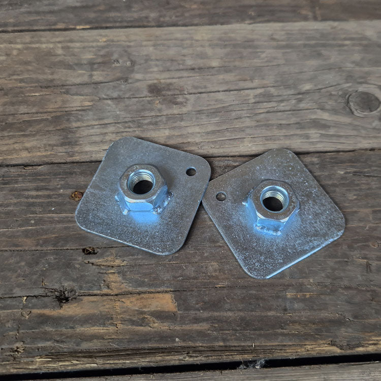 FIA seat belt mounting plate