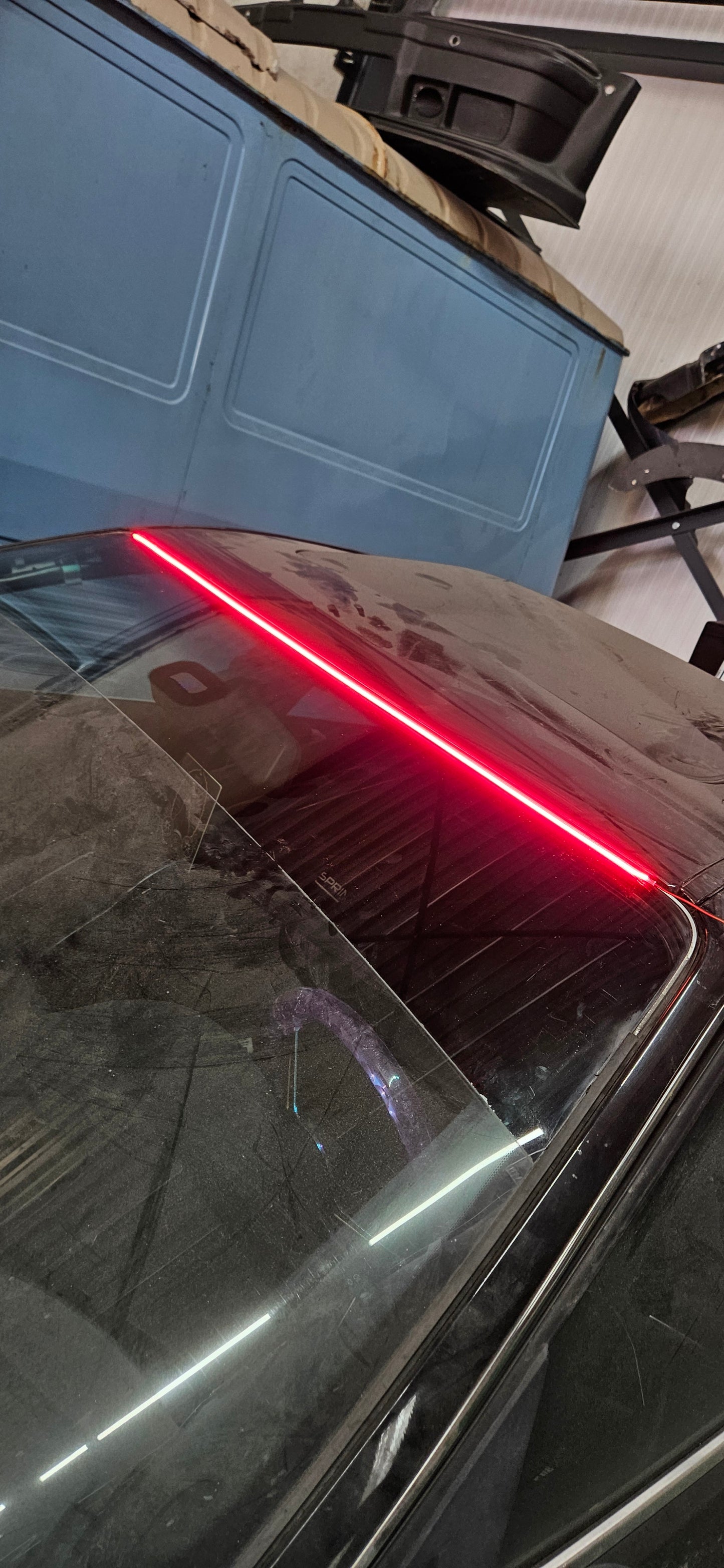 Front brakelight for drifting competition